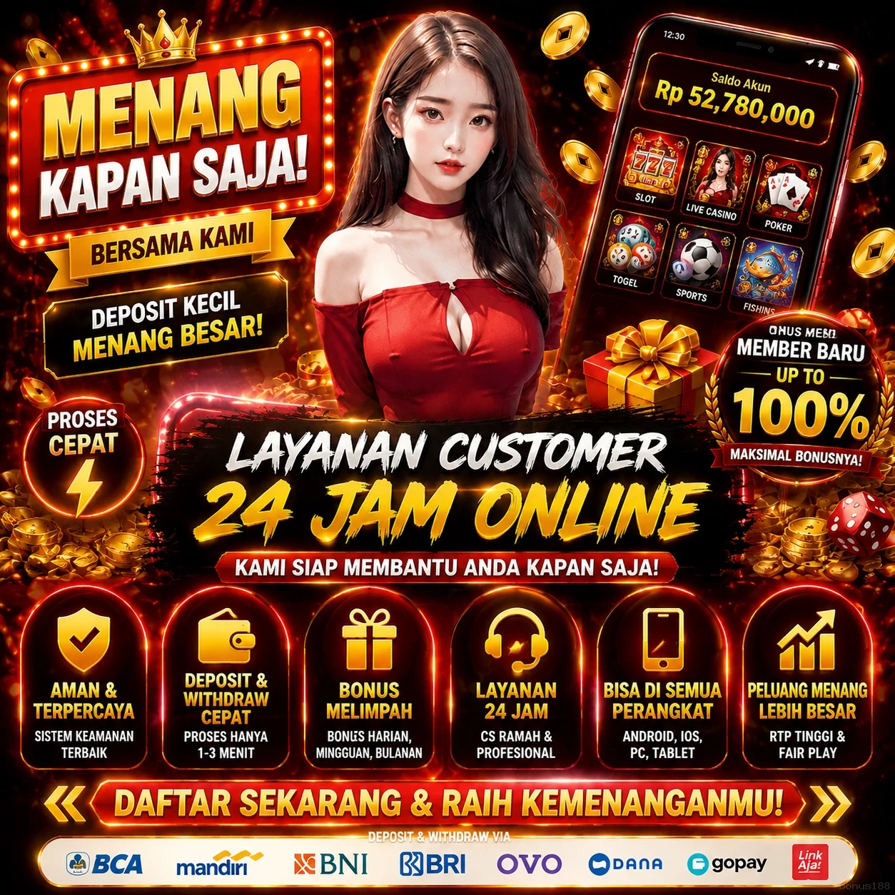 Cara Daftar dan Memulai Aplikasi di bonus188
